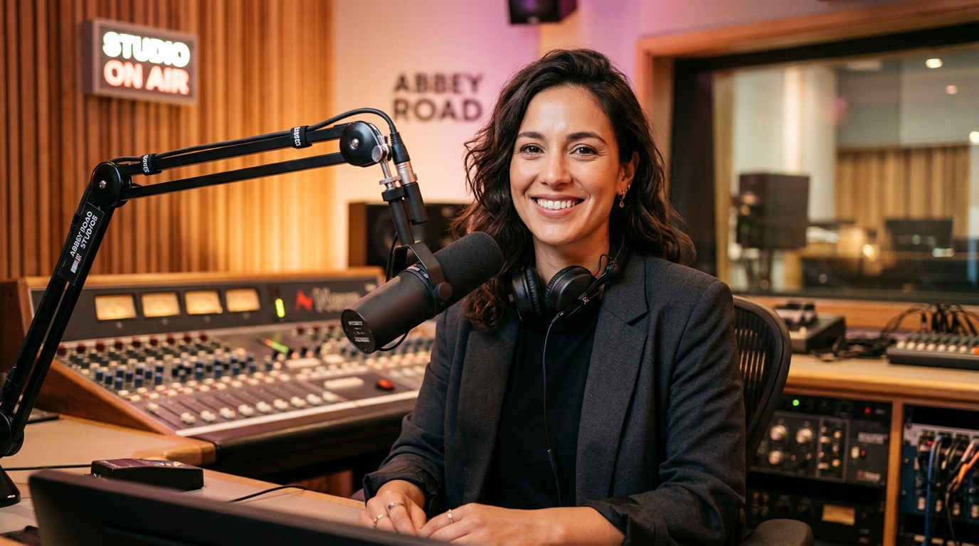 Valeria Reyes en Abbey Road Studios